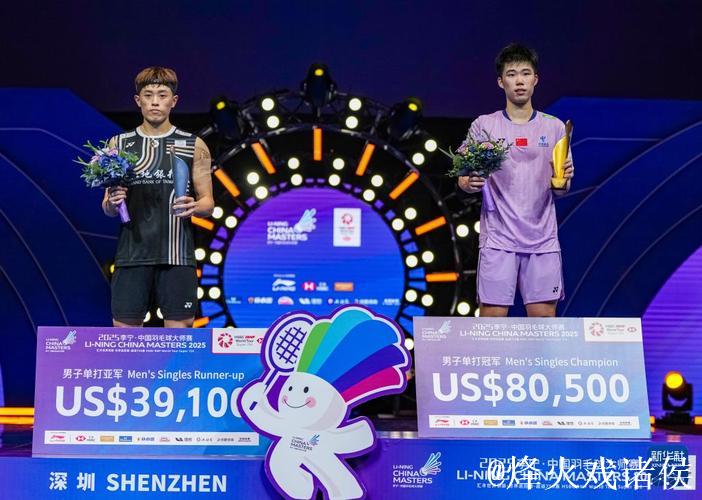 中国羽毛球大师赛：翁泓阳力克林俊易夺得男单桂冠